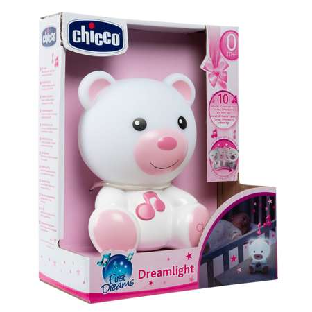 Ночник Chicco Медвежонок Розовый 00009830100000