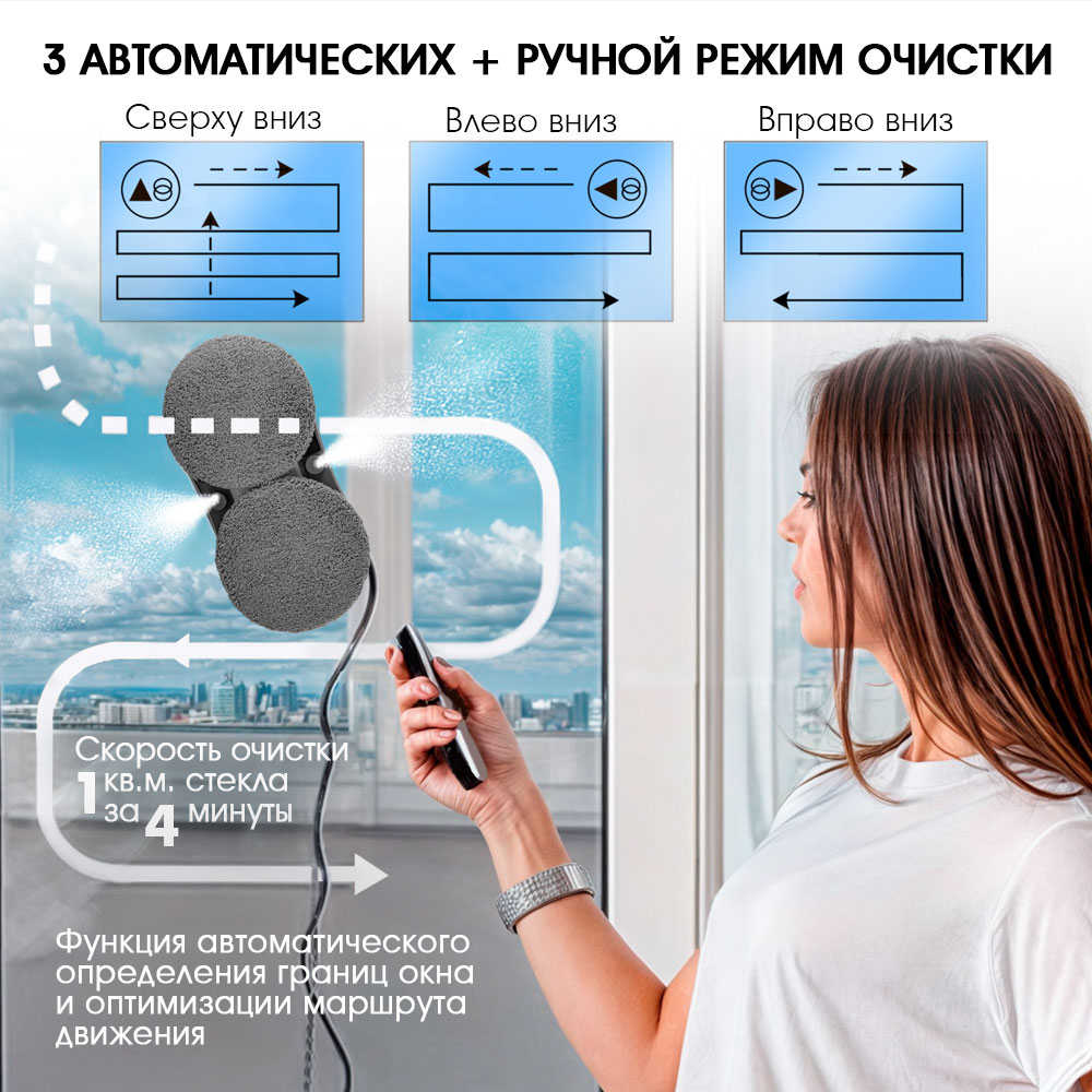 Робот-мойщик окон ENDEVER Skyclean-102 - фото 4