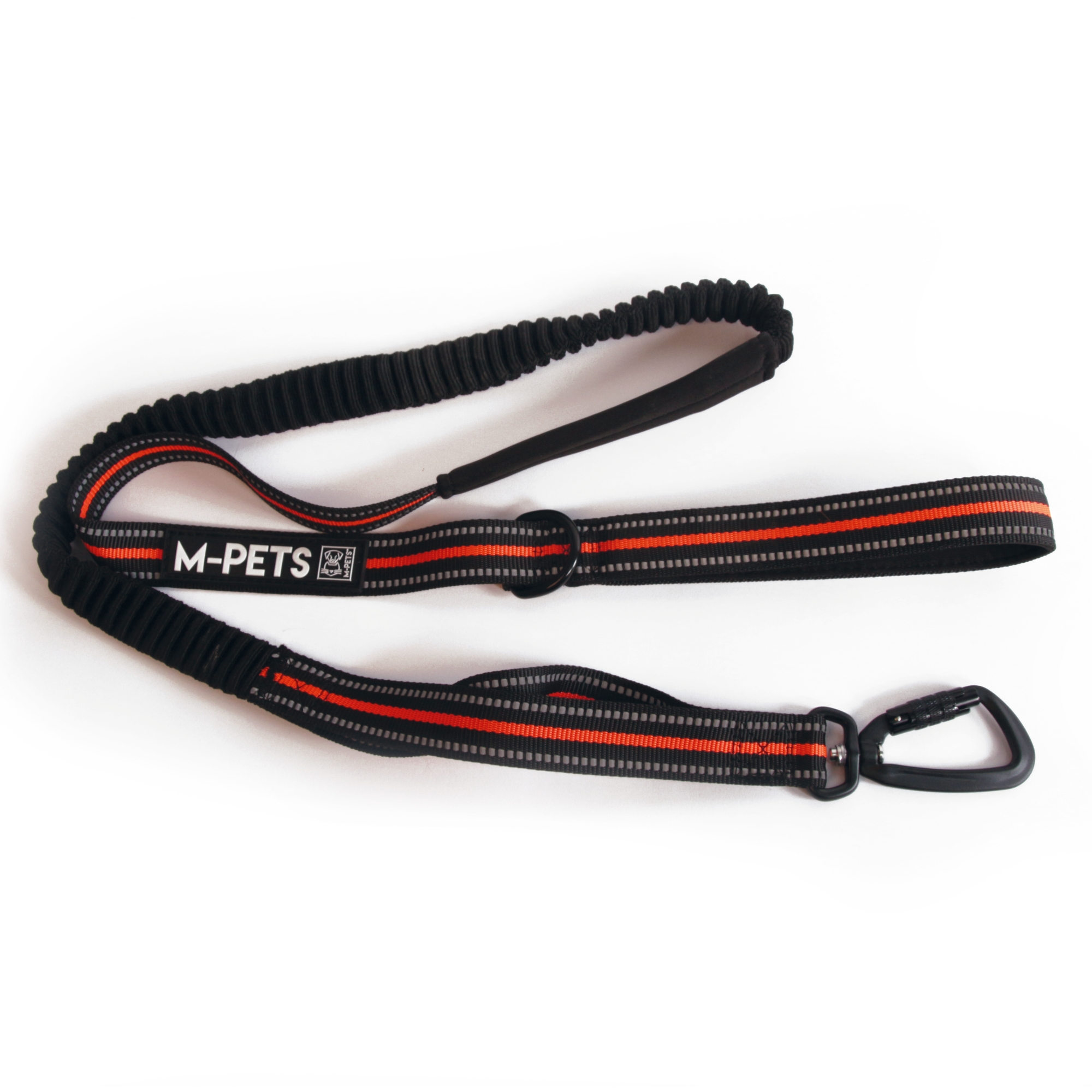 Поводок для собак M-Pets Jogging Оранж-Черн 10818499 - фото 1