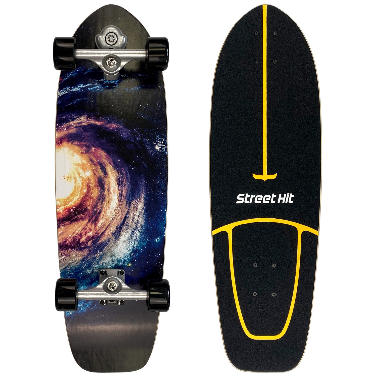 Скейтборд Street Hit деревянный SurfSkate space - фото 8
