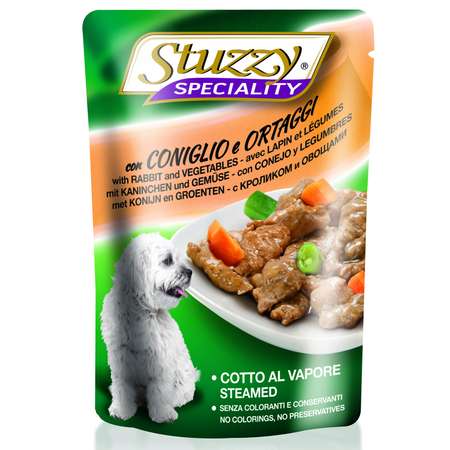 Корм для собак Stuzzy Speciality с кроликом и овощами консервированный 100г