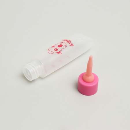 Бутылочка для вскармливания Sima-Land 30 мл с силиконовой соской розовая