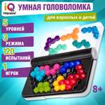 Настольная игра головоломка 1TOY «Смарт пазл Кристаллы» мини-игра в дорогу