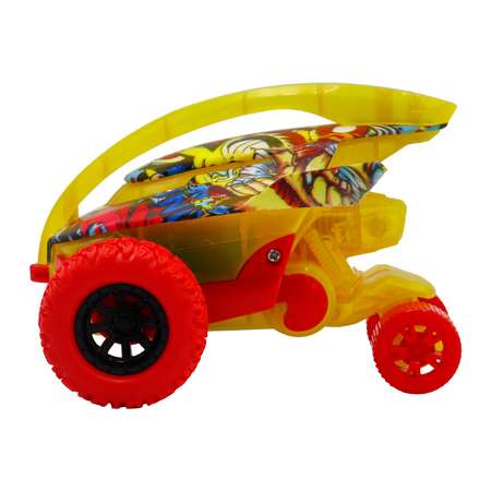 Машинка Funky Toys Граффити Акула фрикционная с красными колесами FT9790-2