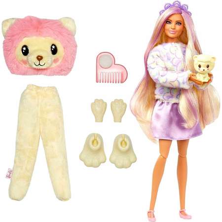 Кукла Barbie Cutie Reveal Милашка-проявляшка Лев HKR06