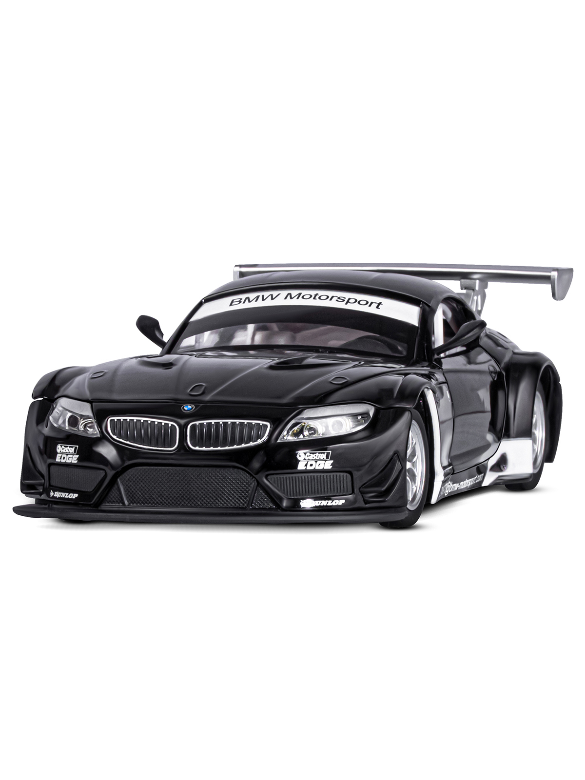 Автомобиль АВТОпанорама BMW Z4 GT3 1:24 черный JB1200122 - фото 9