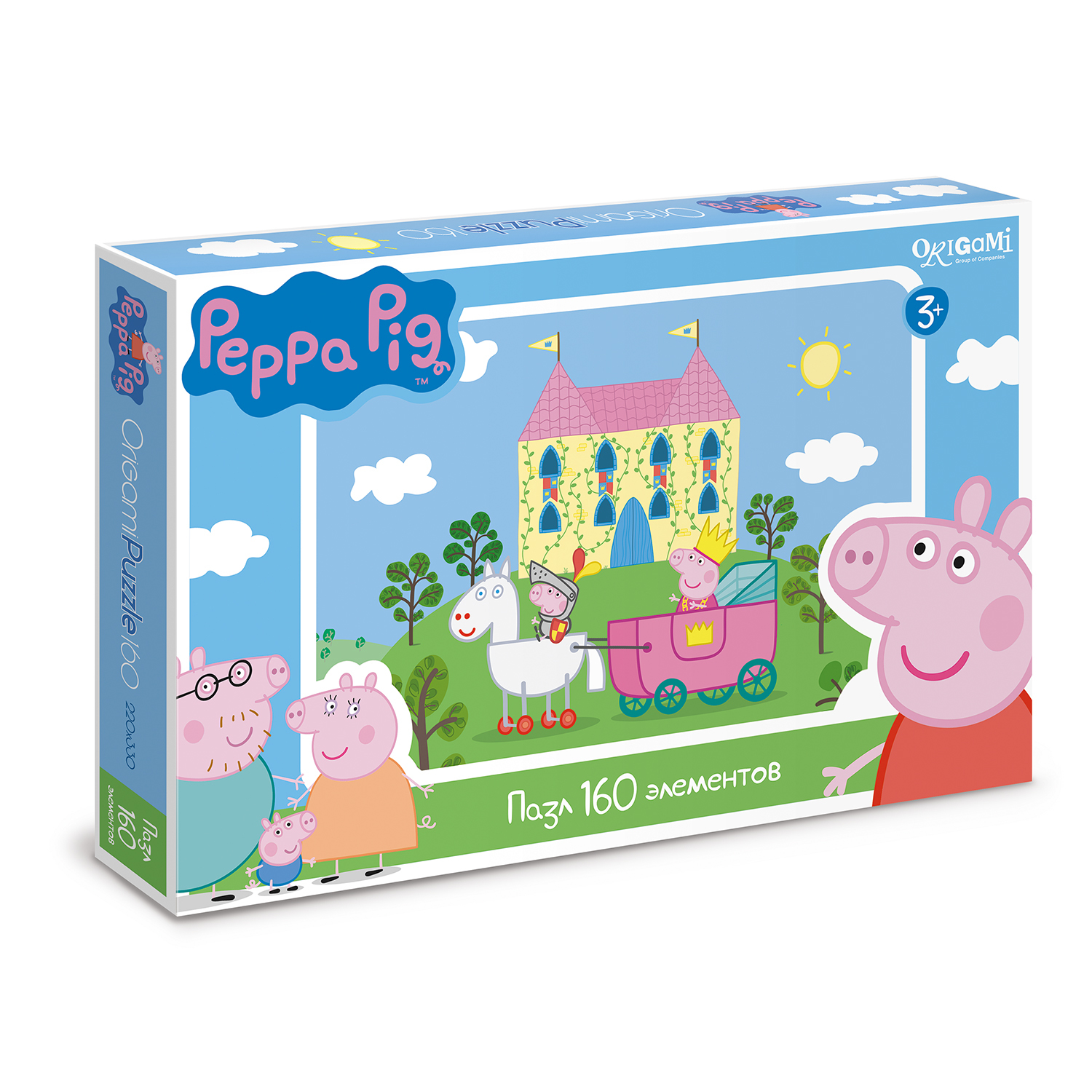 Пазлы ORIGAMI Peppa Pig 160 эл. в ассортименте - фото 3