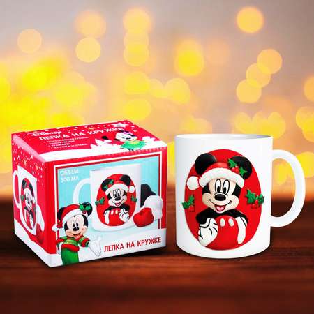 Набор Disney для декора кружки полимерной глиной «Новый год!». Микки Маус