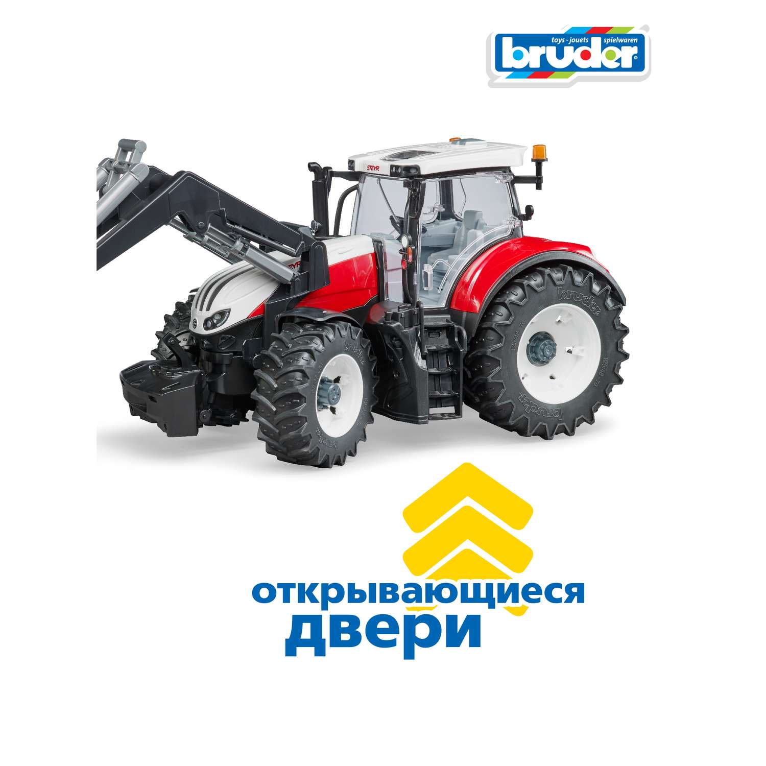 Bruder 03-181 Трактор Steyr 6300 Terrus CVT c погрузчиком