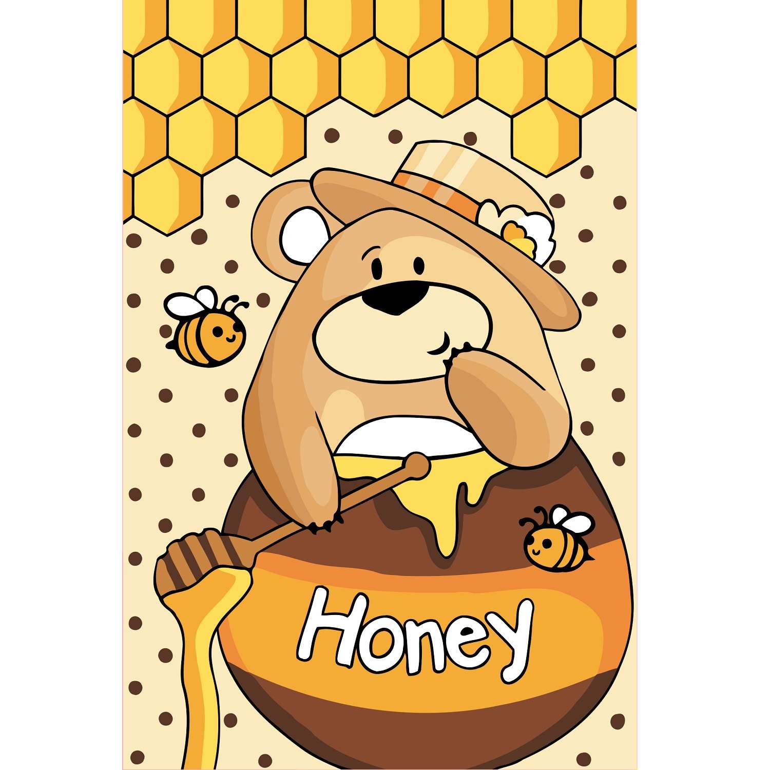 Медовый мишка 36. Медовый мишка. Мед с медведем на этикетке. Медовый мишка Манга. Довольный медведь с медом.
