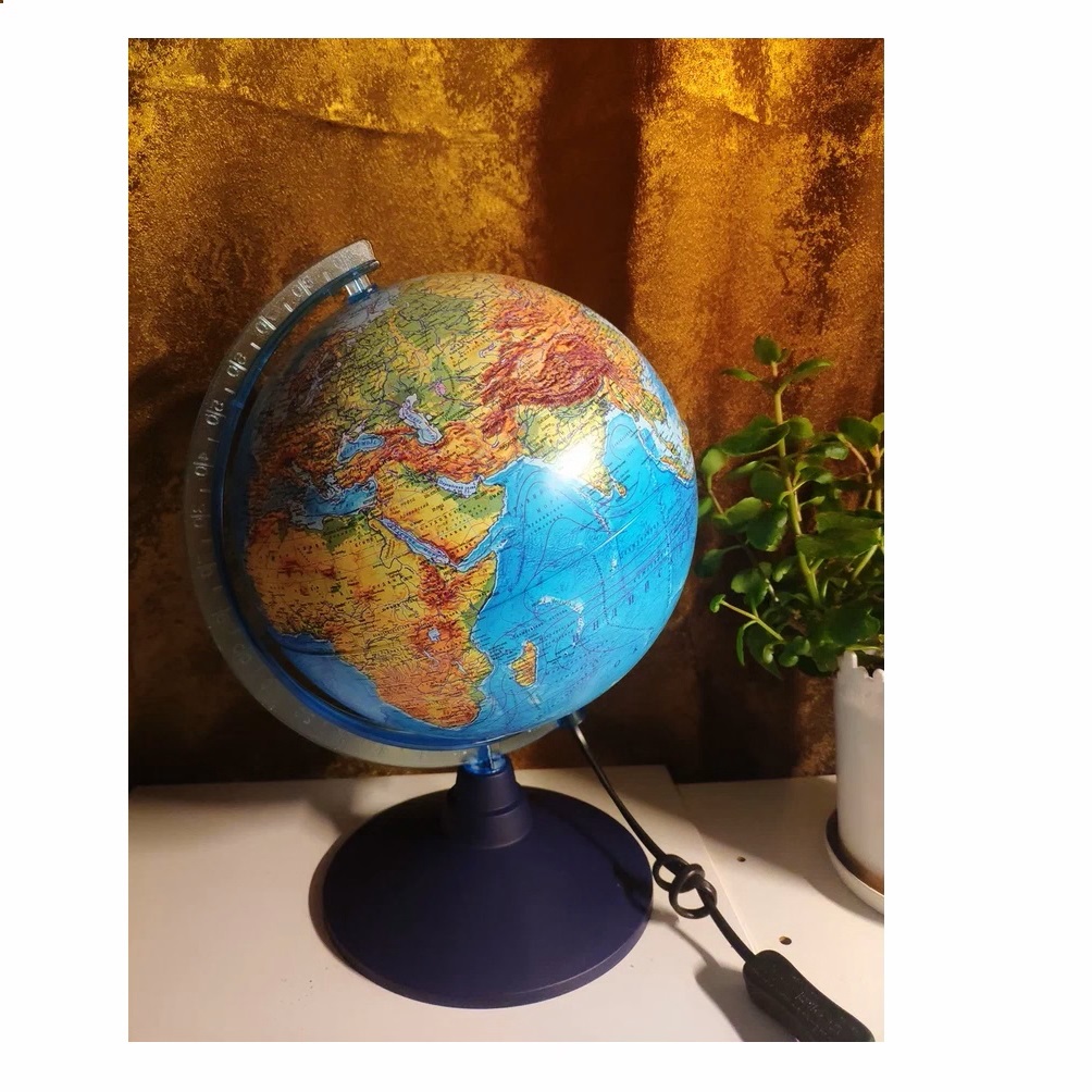 Глобус Globen Земли физический-политический с LED-подсветкой диаметр 21 см - фото 3