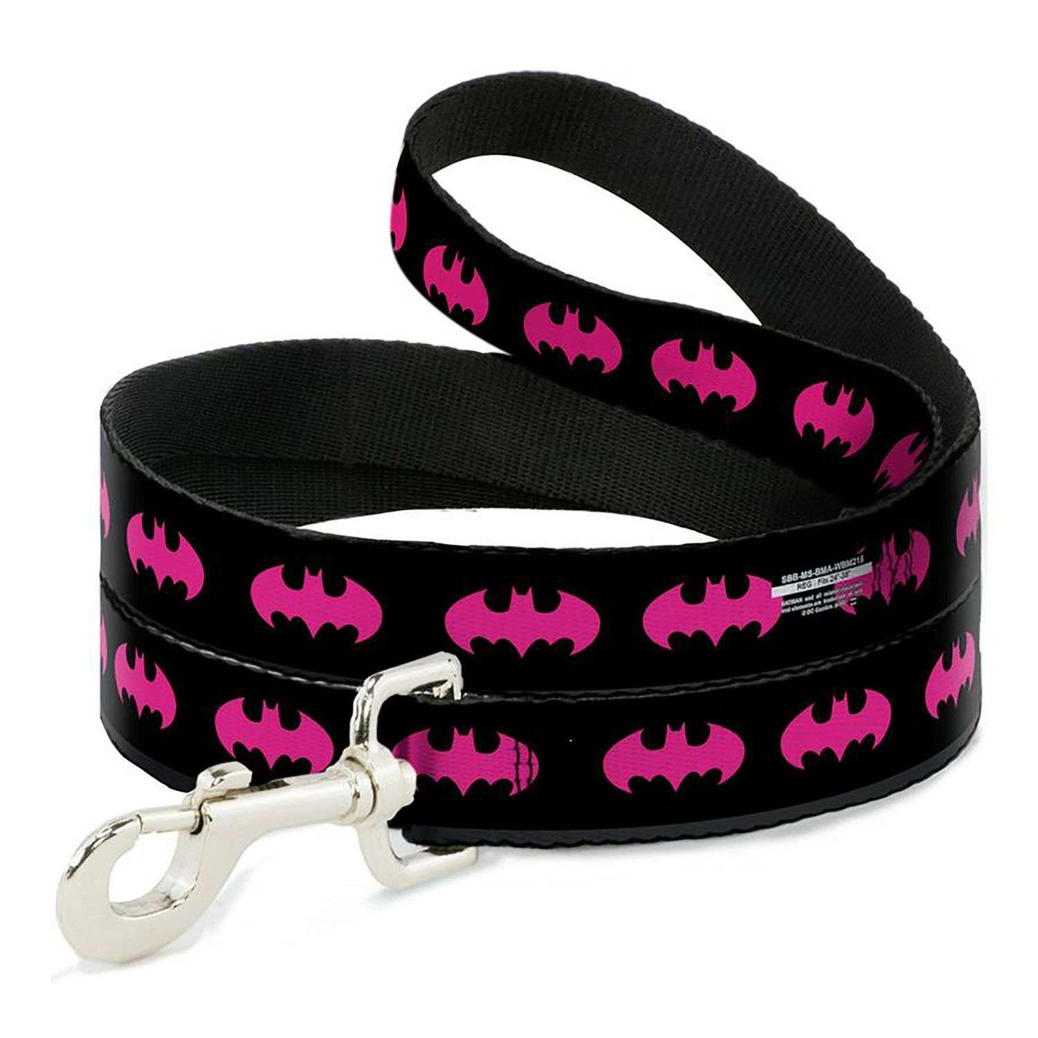 Поводок для собак Buckle-Down Бэтмен Розовый - фото 1