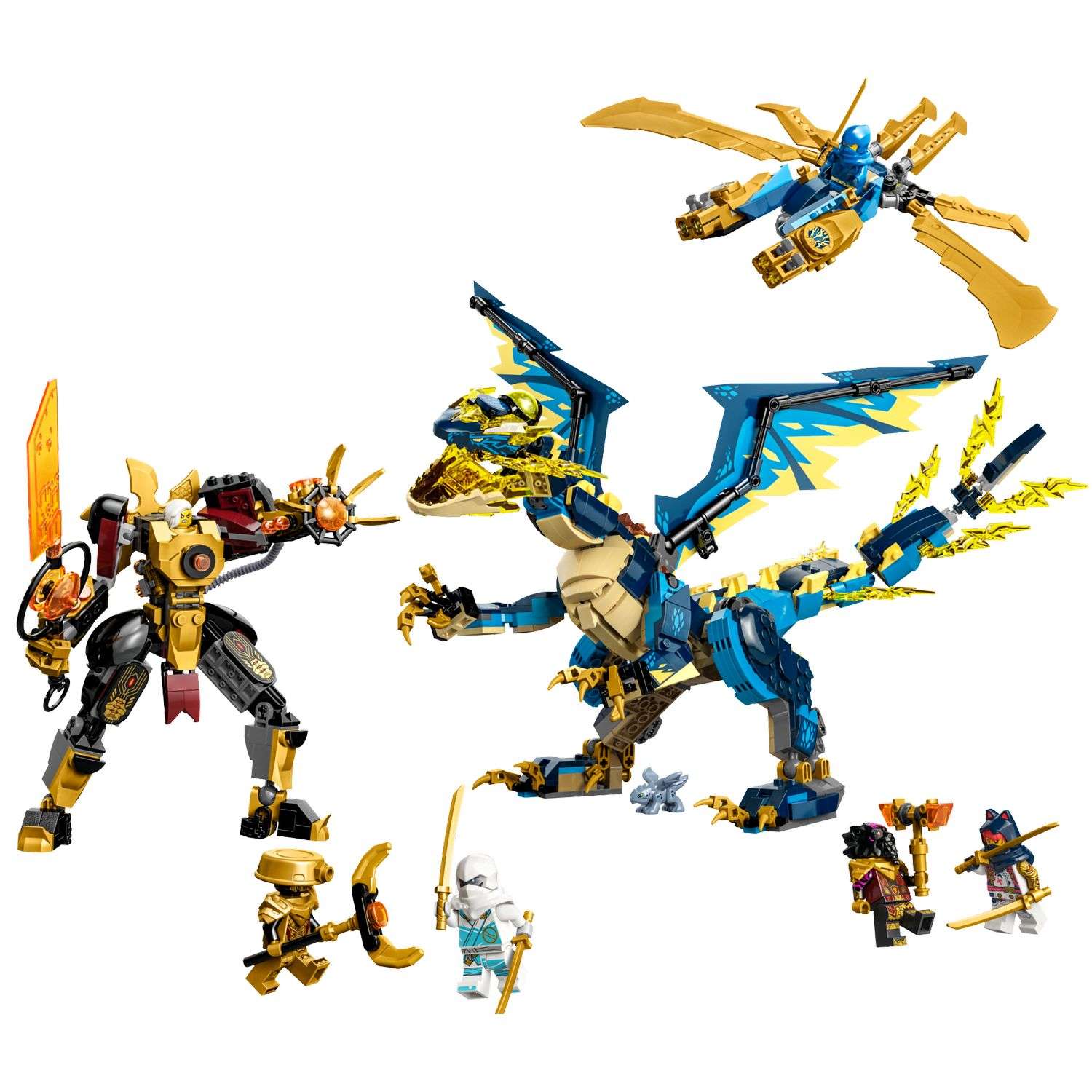 Конструктор LEGO Ninjago Elemental Dragon vs The Empress Mech 71796 - фото 2