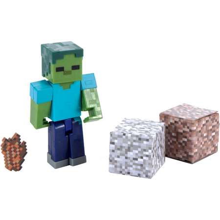 Фигурка Minecraft Зомби с аксессуарами GTP12