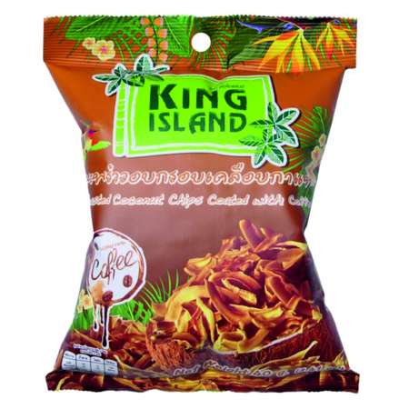 Чипсы King Island кокосовые шоколадные 40г