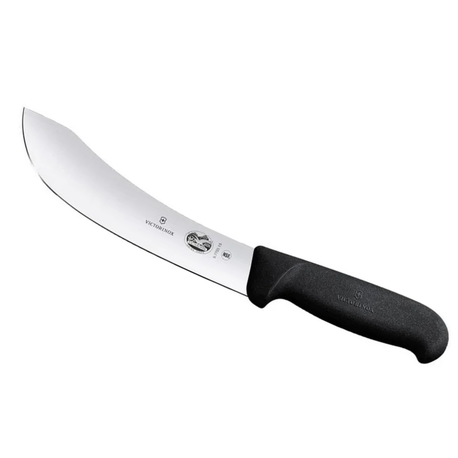 Нож кухонный Victorinox Skinning 5.7703.15 стальной разделочный лезвие 150 мм прямая заточка черный - фото 1