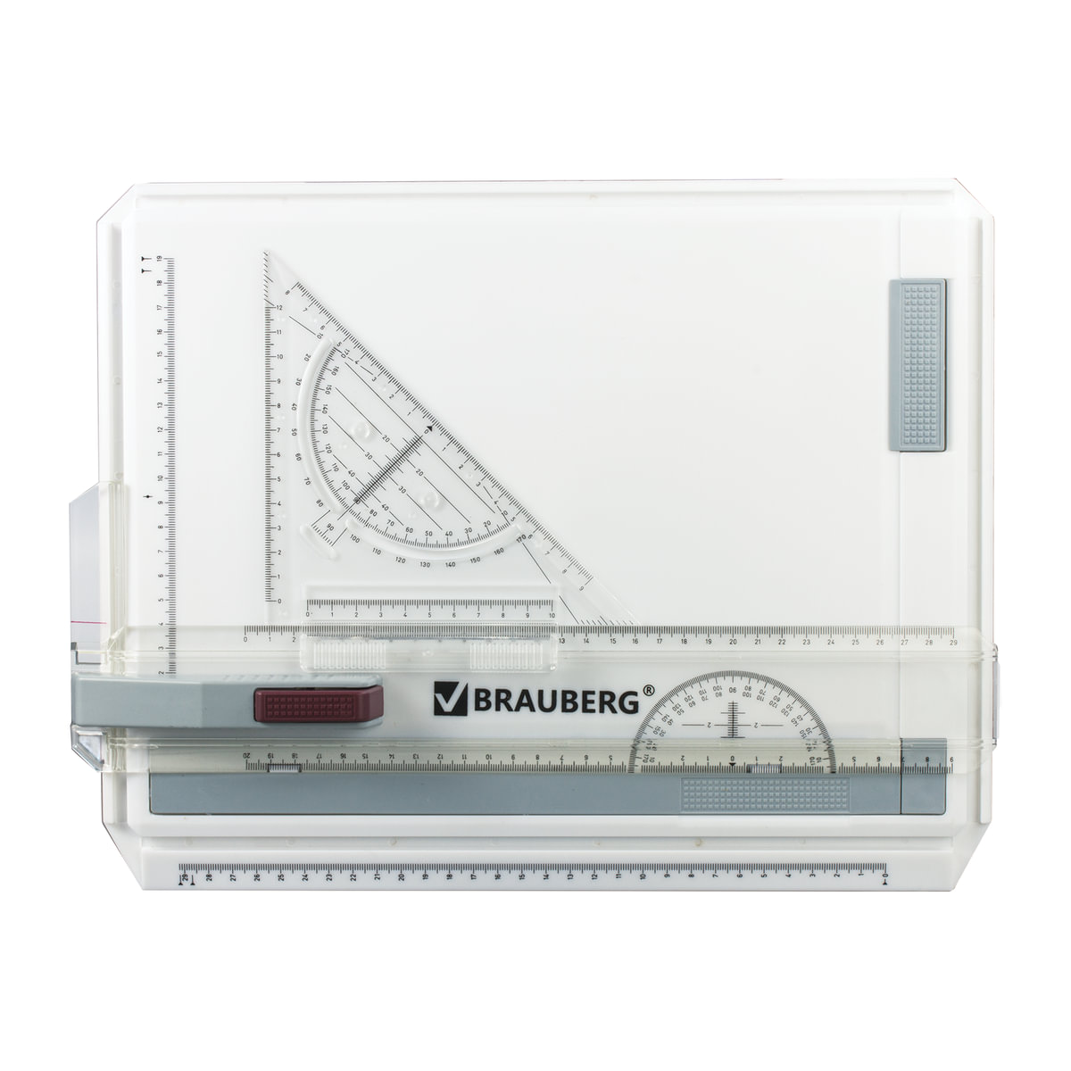 Доска чертежная Brauberg А4 с рейсшиной и треугольником - фото 6