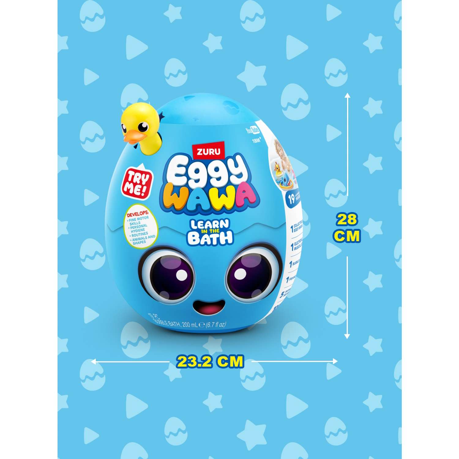 Игрушка Zuru Eggywawa Bathtime в непрозрачной упаковке (Сюрприз) 15101 - фото 3