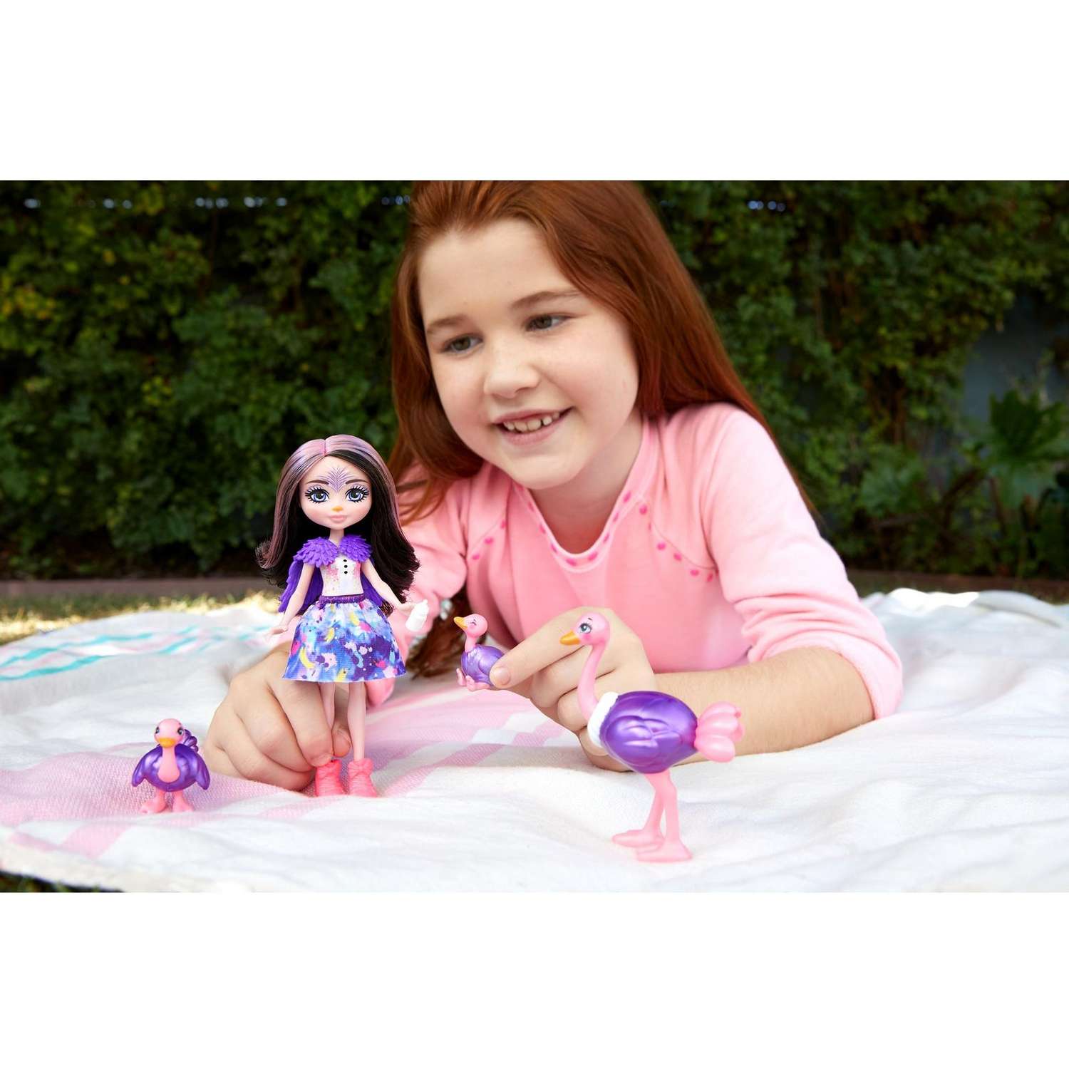 Кукла Enchantimals Офелия Страусси с семьей GTM32 GJX43 - фото 10