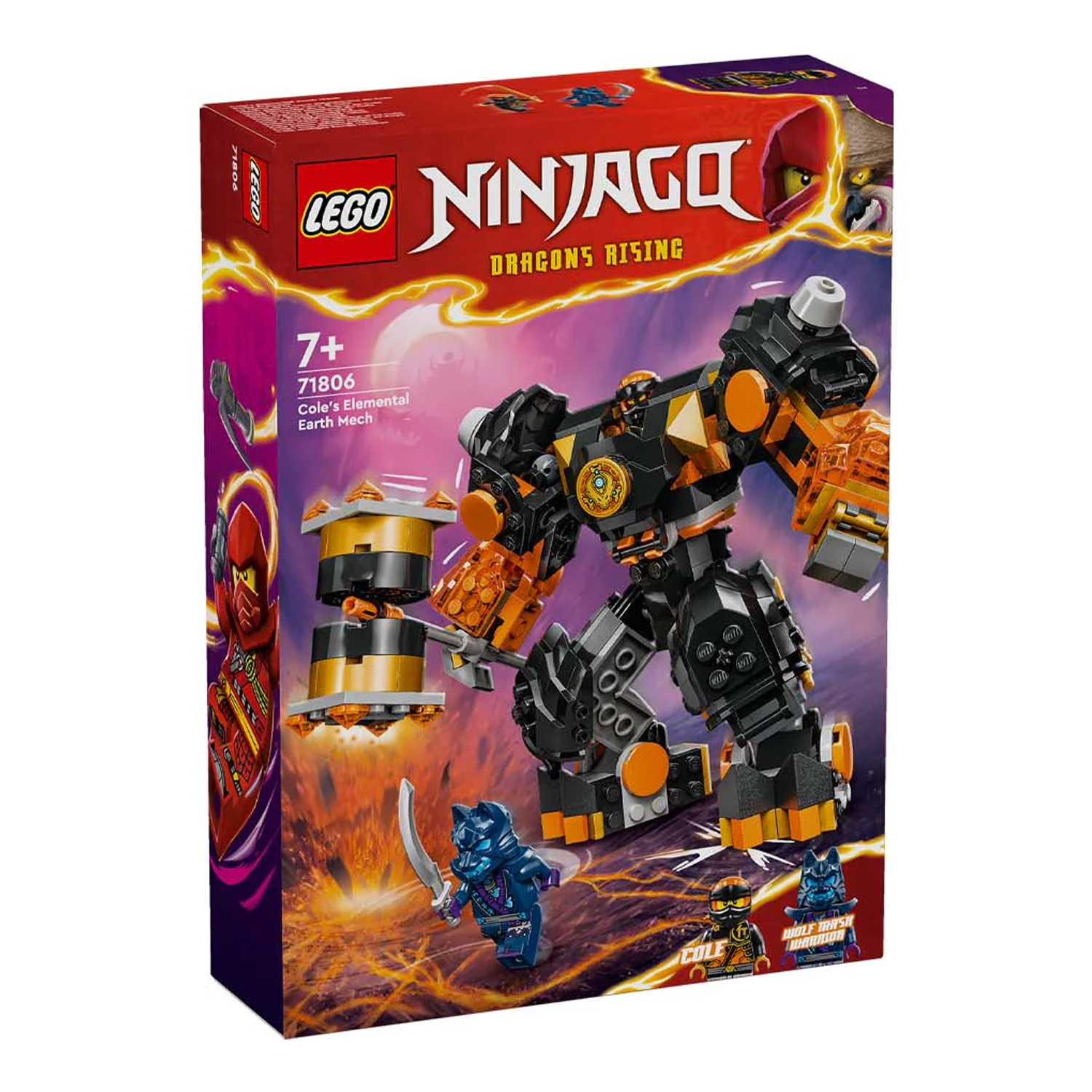 Конструктор детский LEGO Ninjago Боевой робот Коула 71806 - фото 2