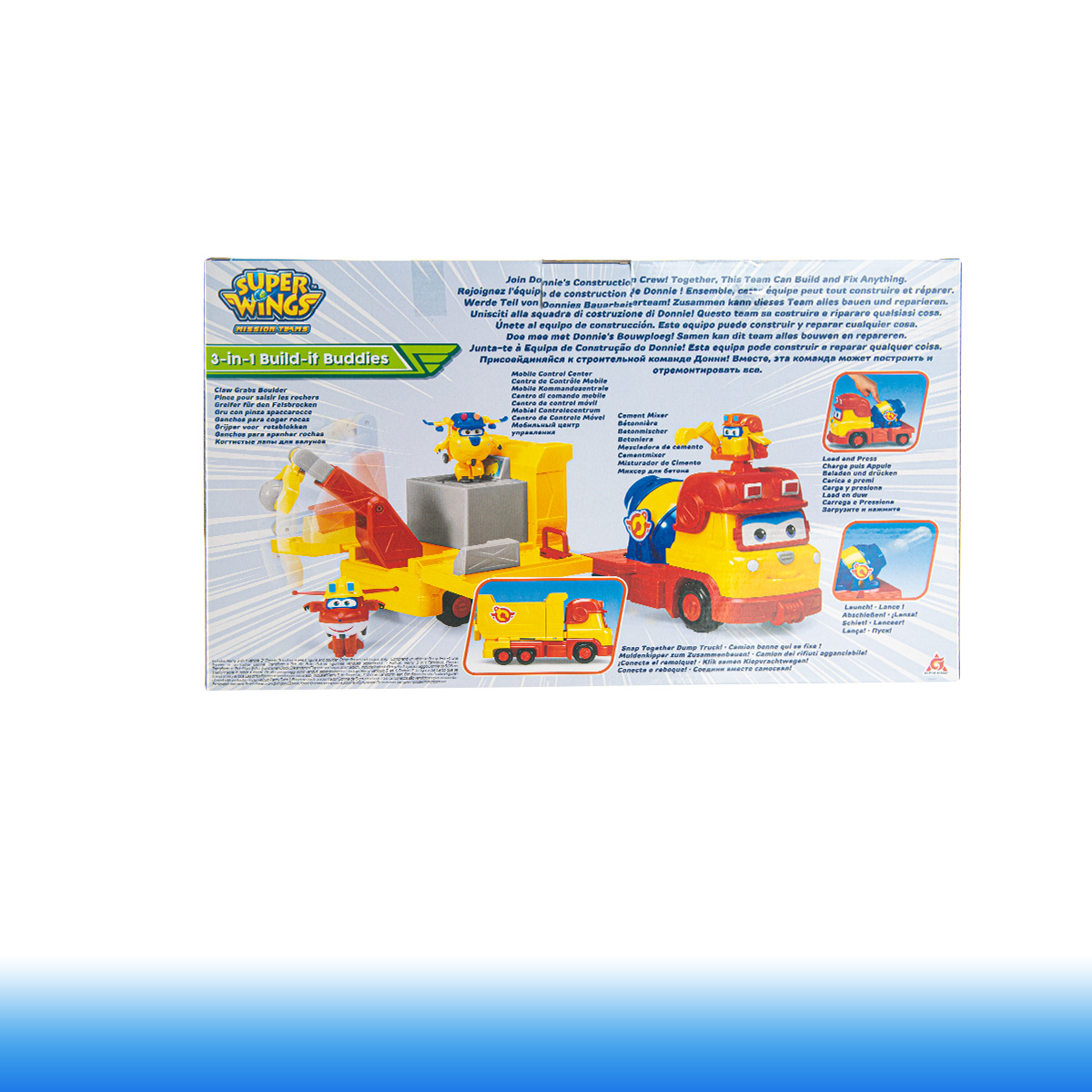 Игровой набор Super Wings Машина Рэми с мини-роботом трансформером Донни - фото 14