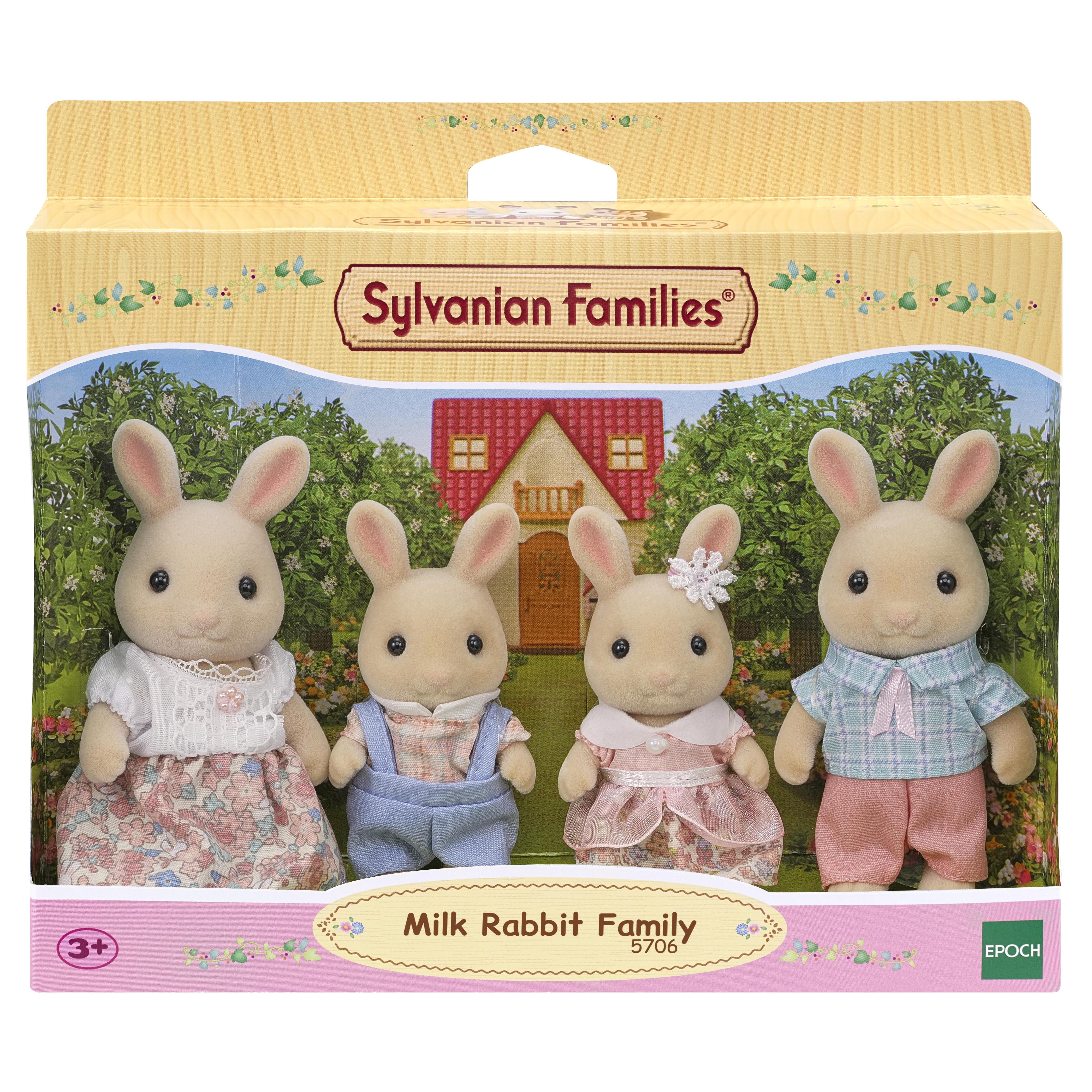 Фигурка Sylvanian Families Семья молочных кроликов - фото 3