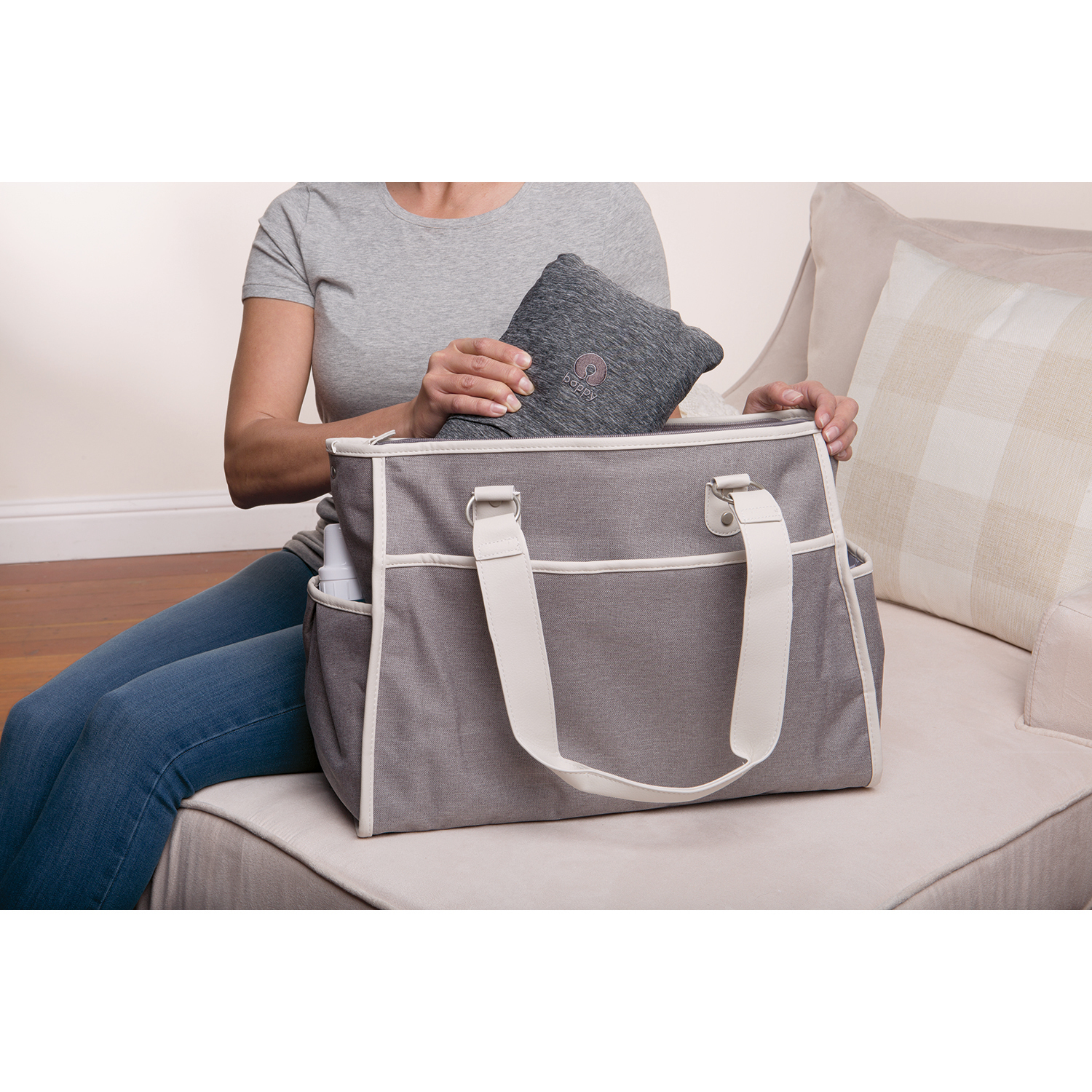 Переноска Chicco Boppy Comfyfit Gray - фото 8