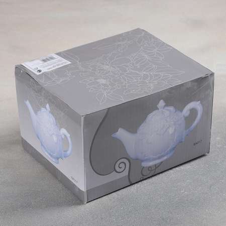 Заварочный чайник Sima-Land керамический «Винтаж» 900 мл цвет белый