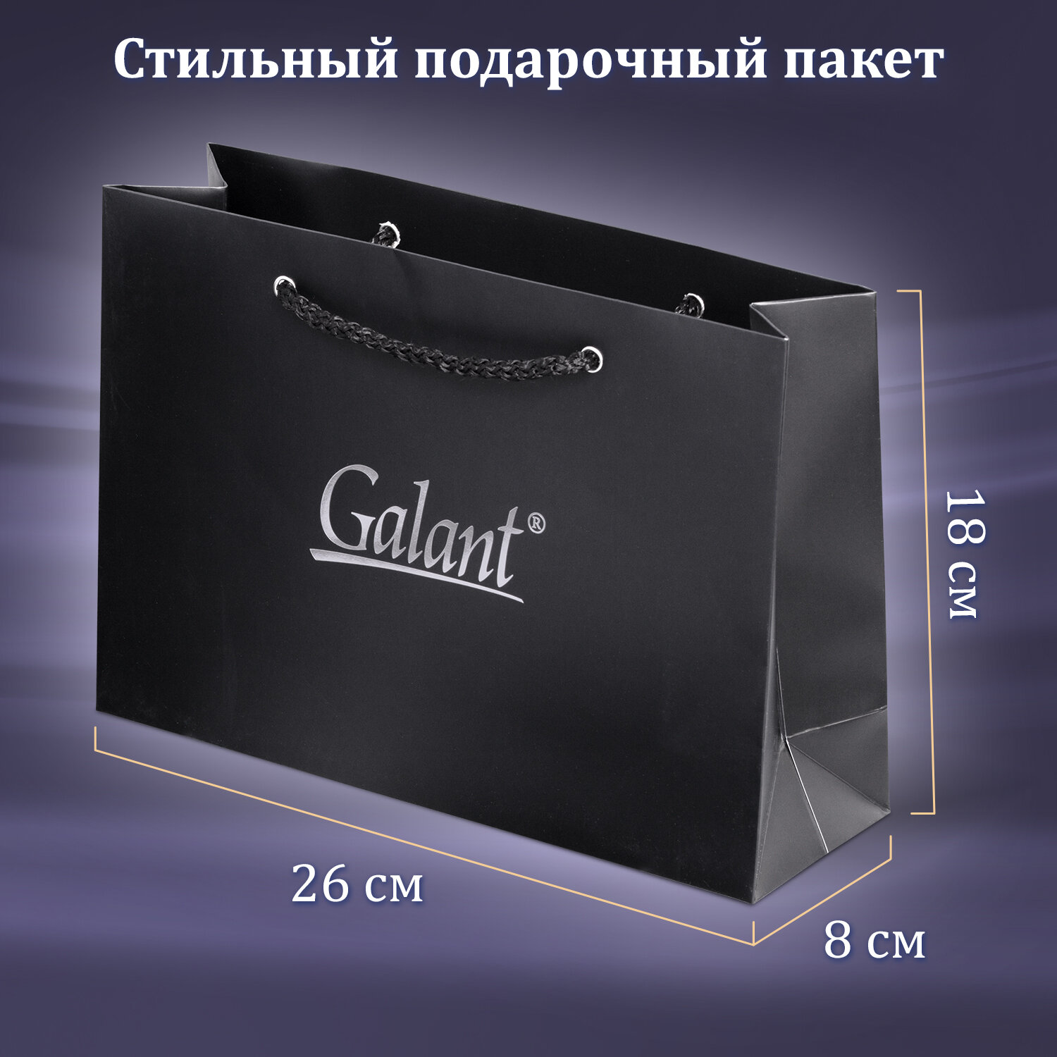 Подарочный набор Galant ручка шариковая Galant и ежедневник А5 в пакете - фото 3