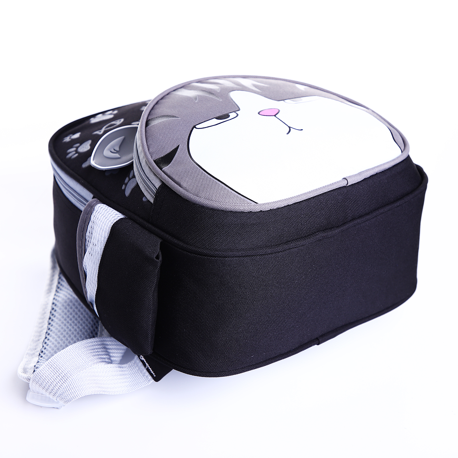 Рюкзак детский NAZAMOK на молнии 3 наружных кармана цвет чёрный - фото 3