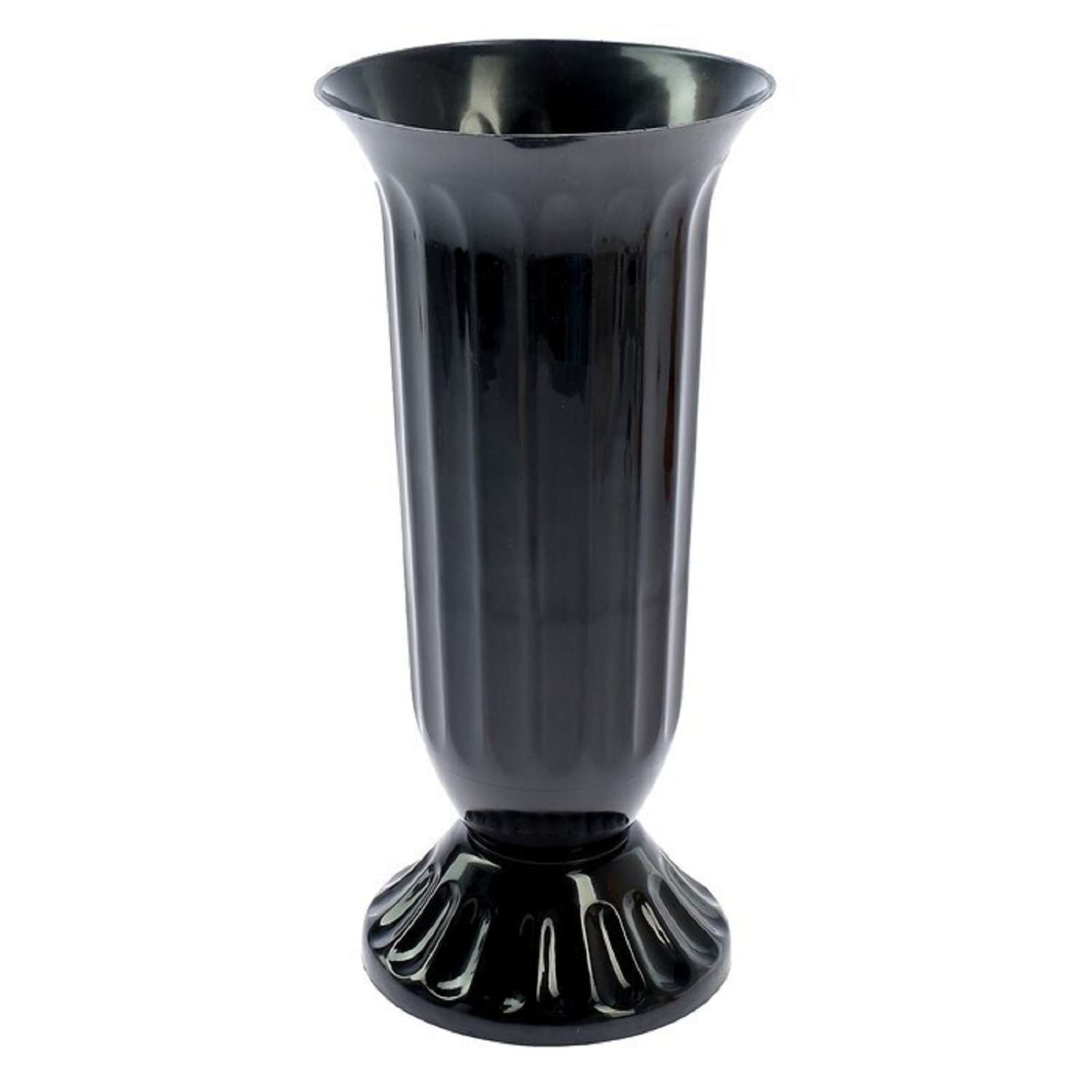 Ваза пластиковая для цветов черная купить. Ваза 3004 Цветочная №4 17 л. Пластиковые вазы. Пластиковые вазы для цветов. Вазы для кладбища пластиковые.