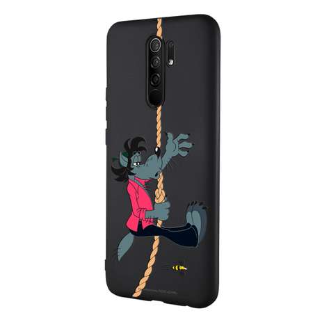 Силиконовый чехол Mcover для смартфона Xiaomi Redmi 9 Союзмультфильм Полет волка