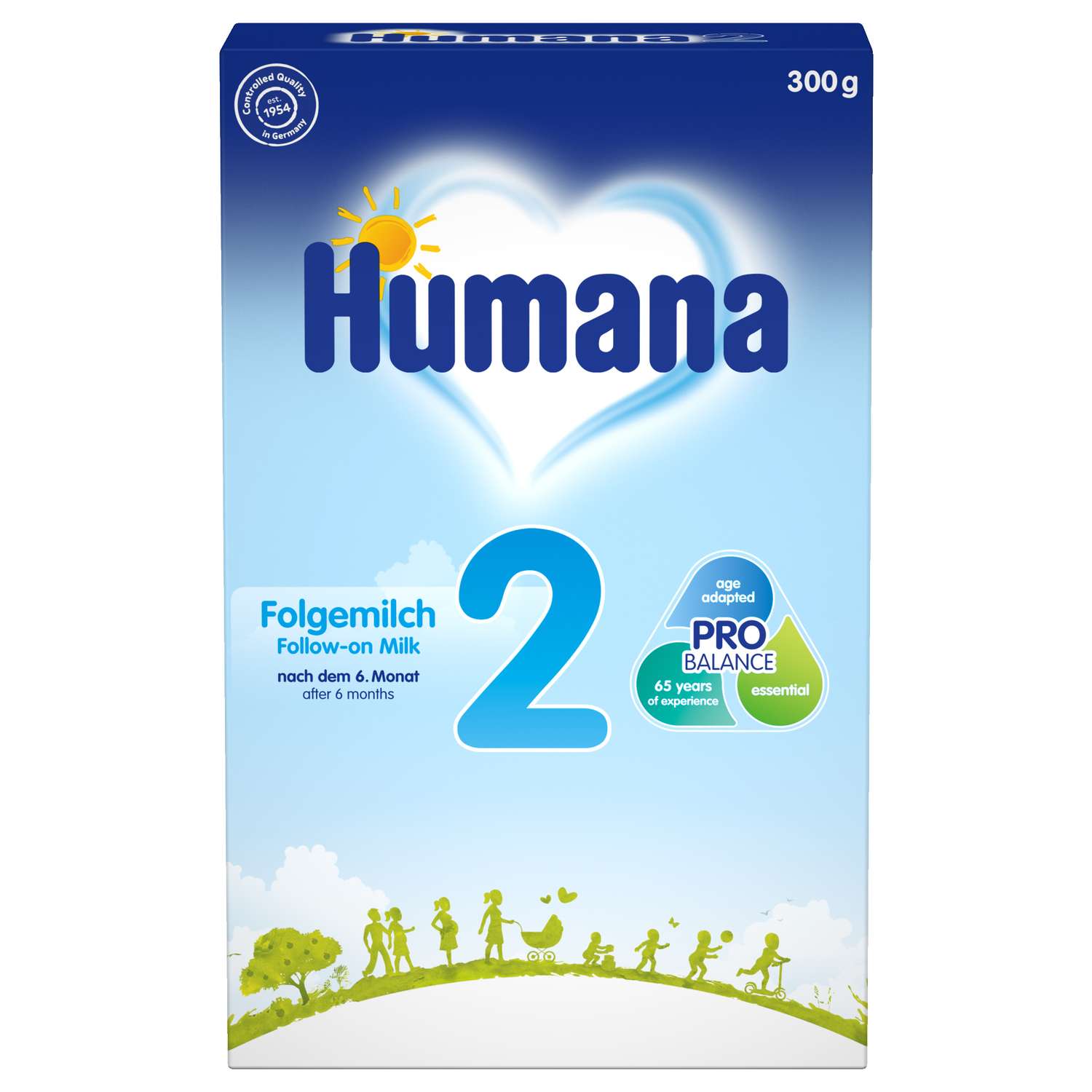 Смесь молочная Humana 2 300г с 6месяцев Humana - фото 1