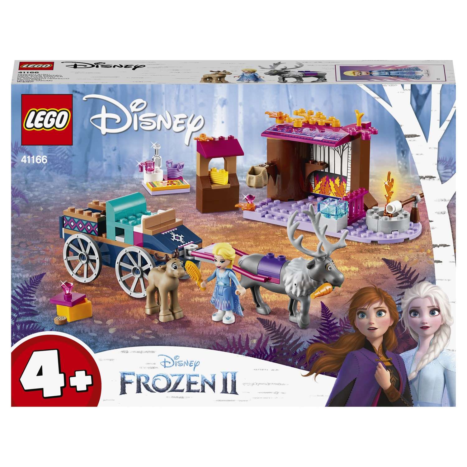 Конструктор LEGO Disney Frozen Дорожные приключения Эльзы 41166 - фото 2