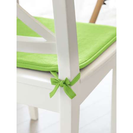 Подушка на стул DeNASTIA с эффектом памяти 40x35x38 см зеленый P111123