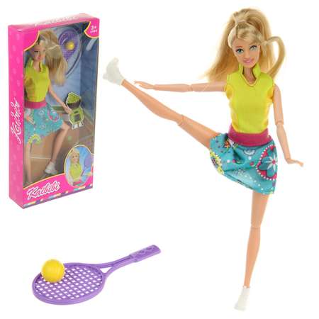 Кукла модель Барби шарнирная Veld Co теннисистка