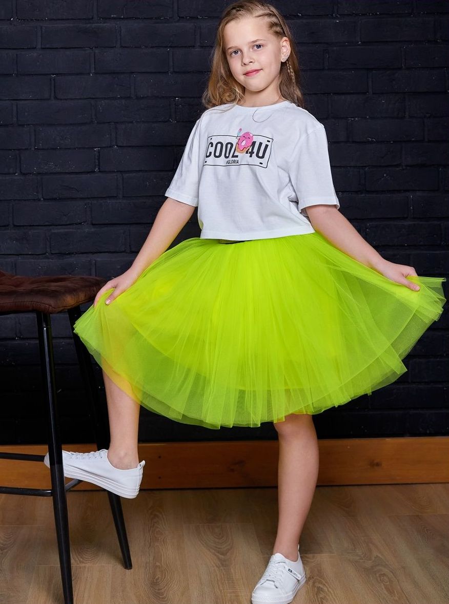 Юбка DALLINA Kids UDN22YELLOW NEON - фото 5