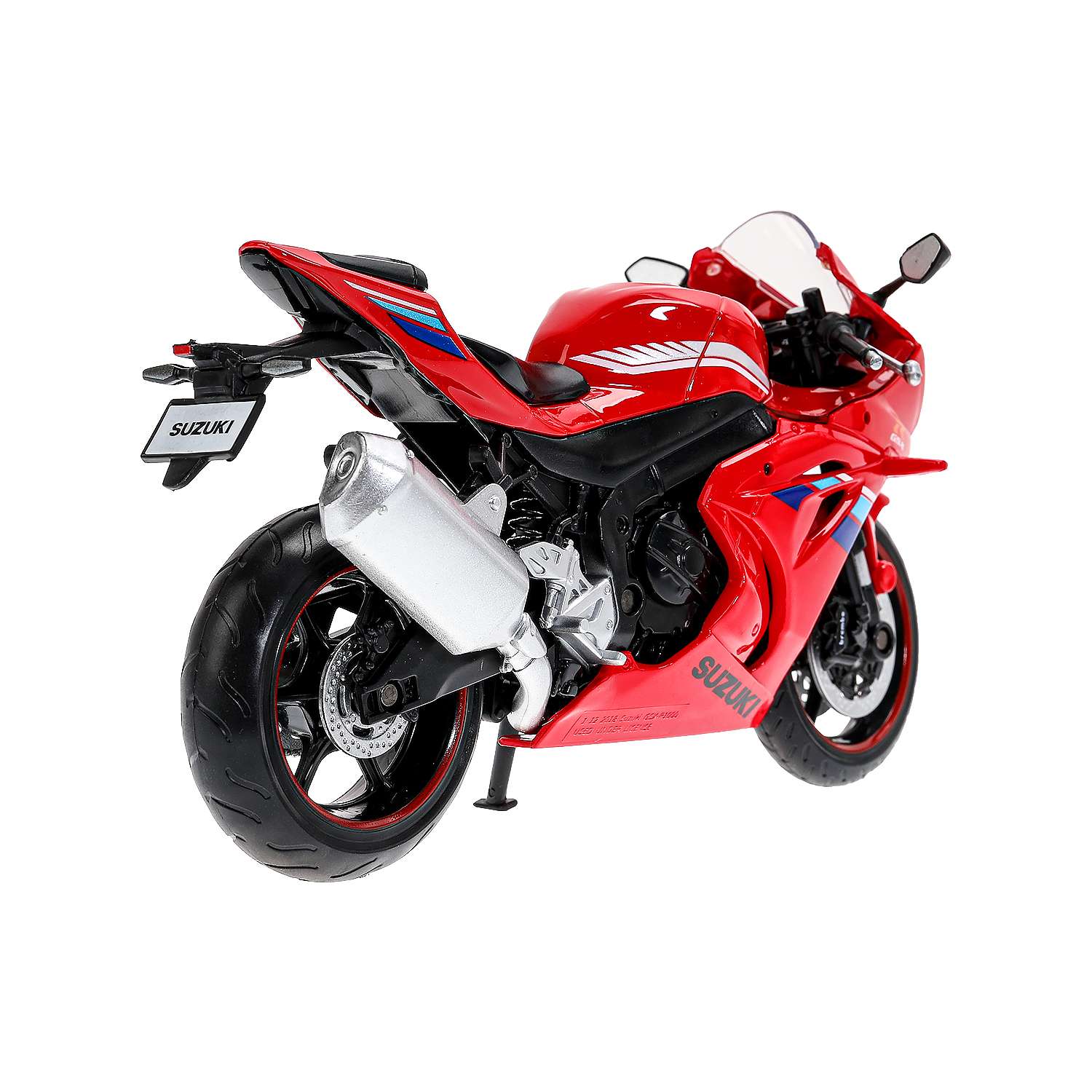 Мотоцикл Технопарк Suzuki Gsx-r1000 1:12 без механизмов 382947 - фото 4