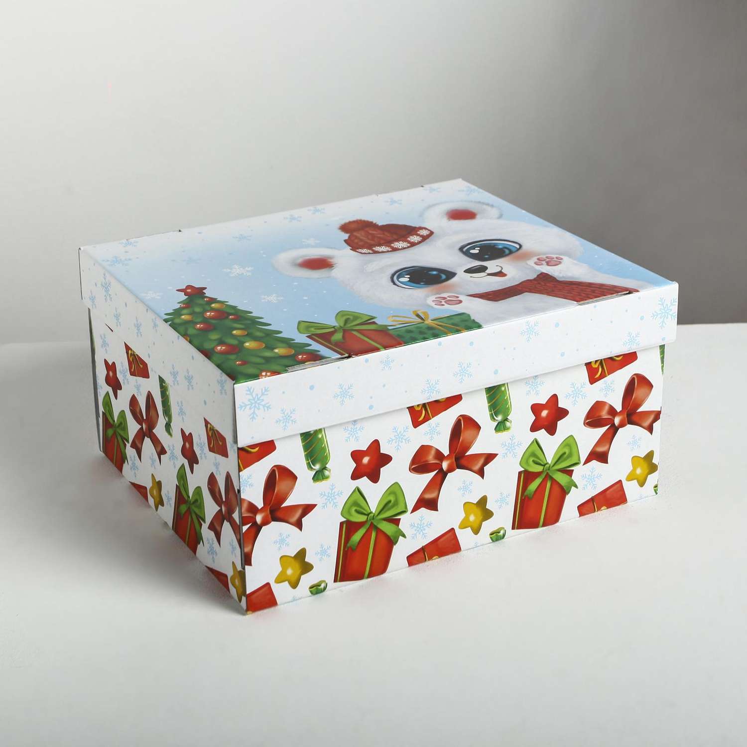 Складная коробка Дарите Счастье «Радости и веселья». 31.2×25.6×16.1 см - фото 1