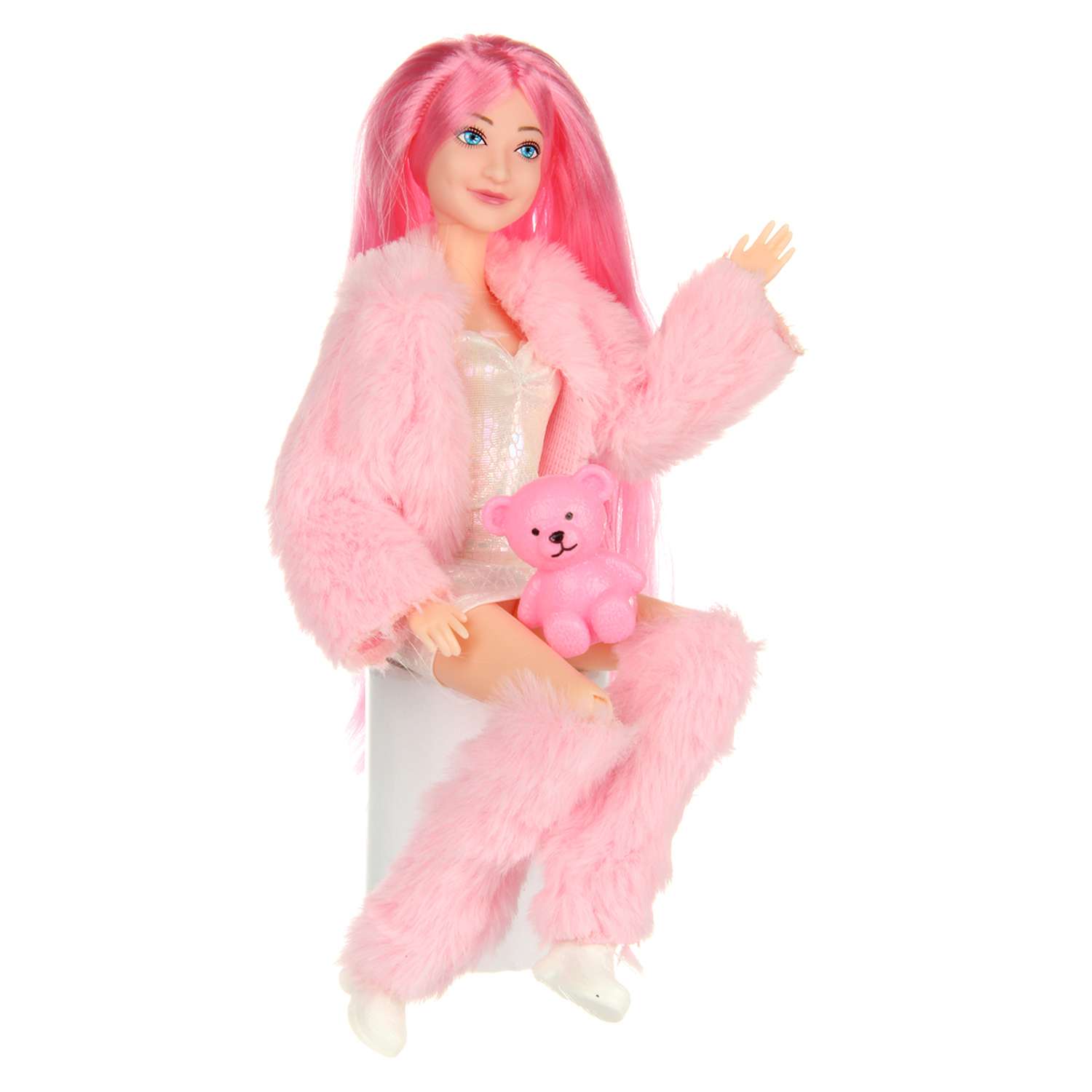 Кукла модель Барби Veld Co шарнирная модная с медвежонком 133069 - фото 11