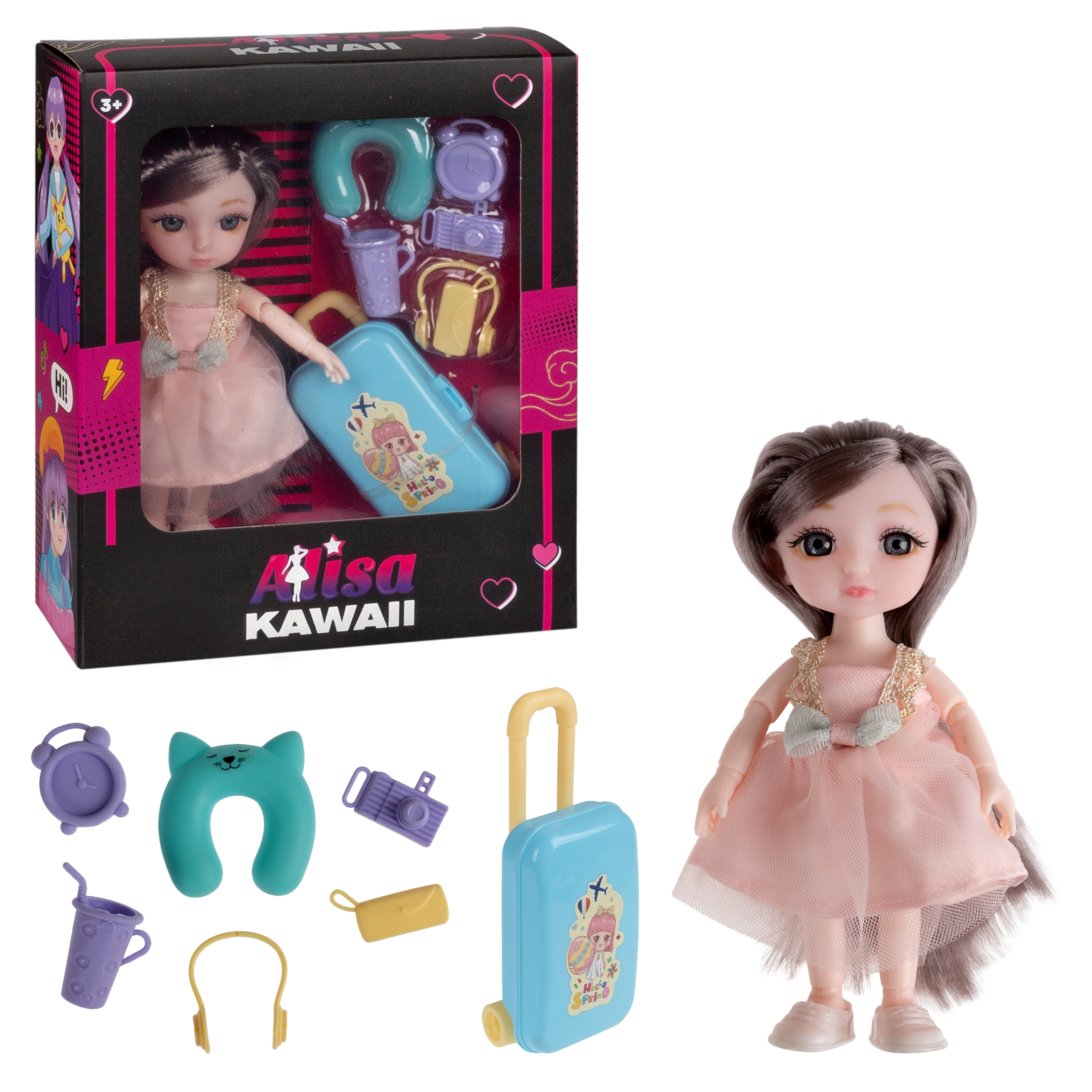 Кукла мини 1TOY Alisa Kawaii Т24357 - фото 8