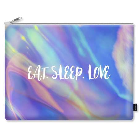 Папка для тетрадей Lorex Stationery Maxi pack holo eat sleep love 25х34 см