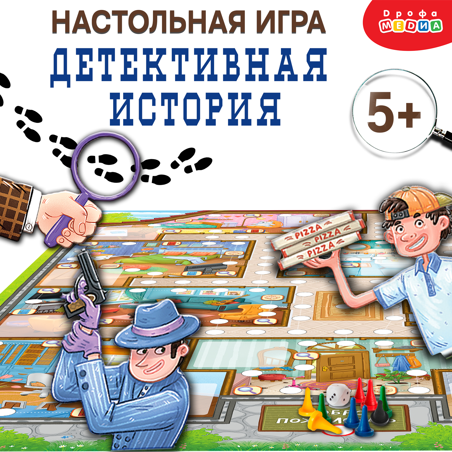 Настольная игра-приключение Дрофа-Медиа Детективная история 4408 - фото 2