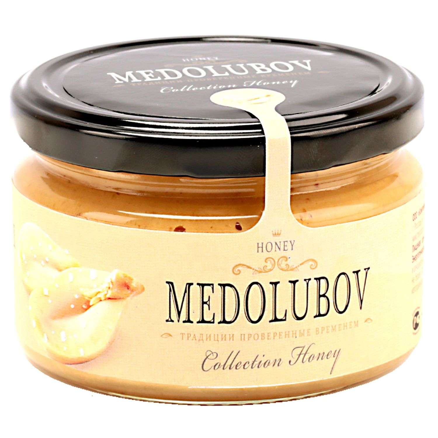 Мёд-суфле Медолюбов с соленым арахисом 250мл - фото 1
