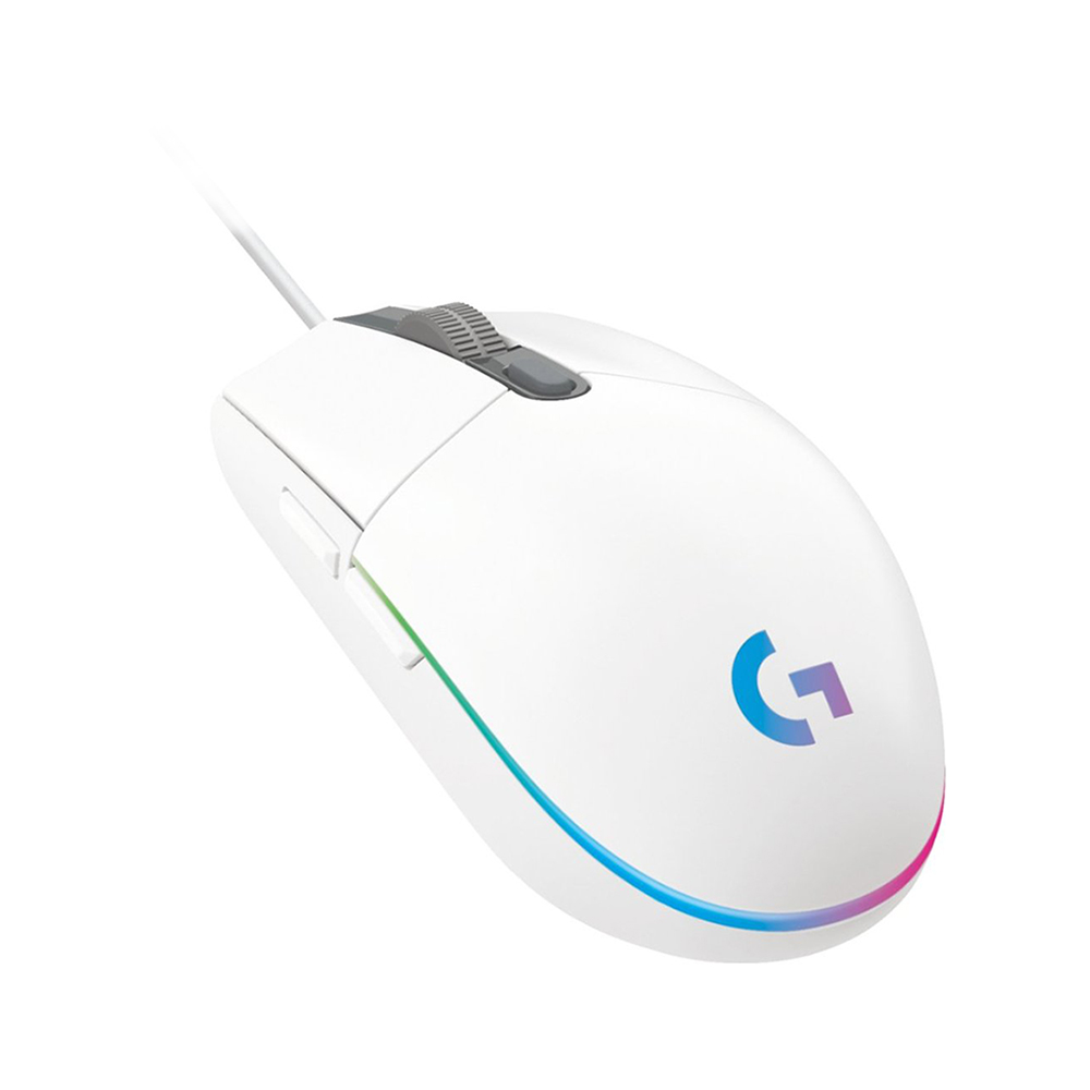 Компьютерная мышь LOGITECH G102 LightSync White - фото 1