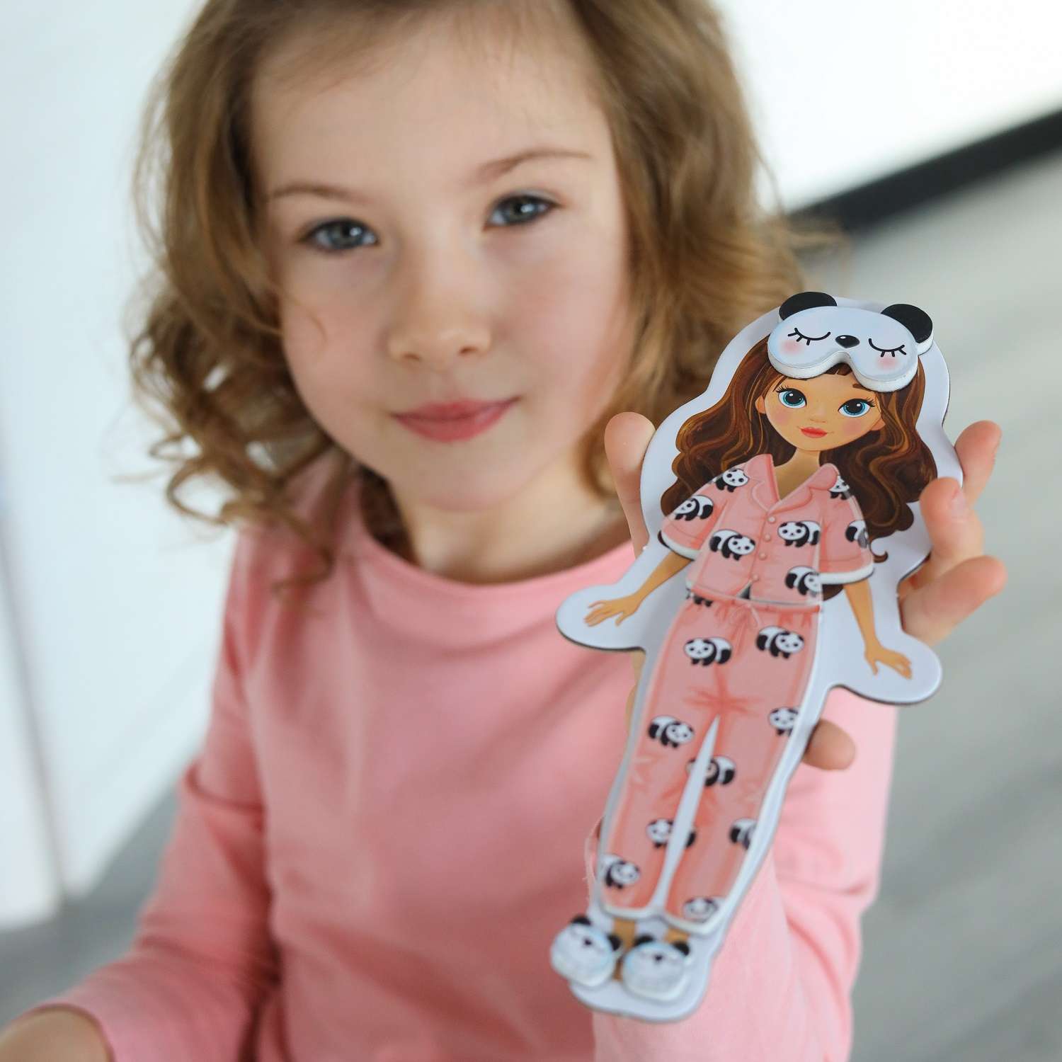 Кукла на магните с одеждой El BascoKids Одевашка Стильная девочка - фото 7
