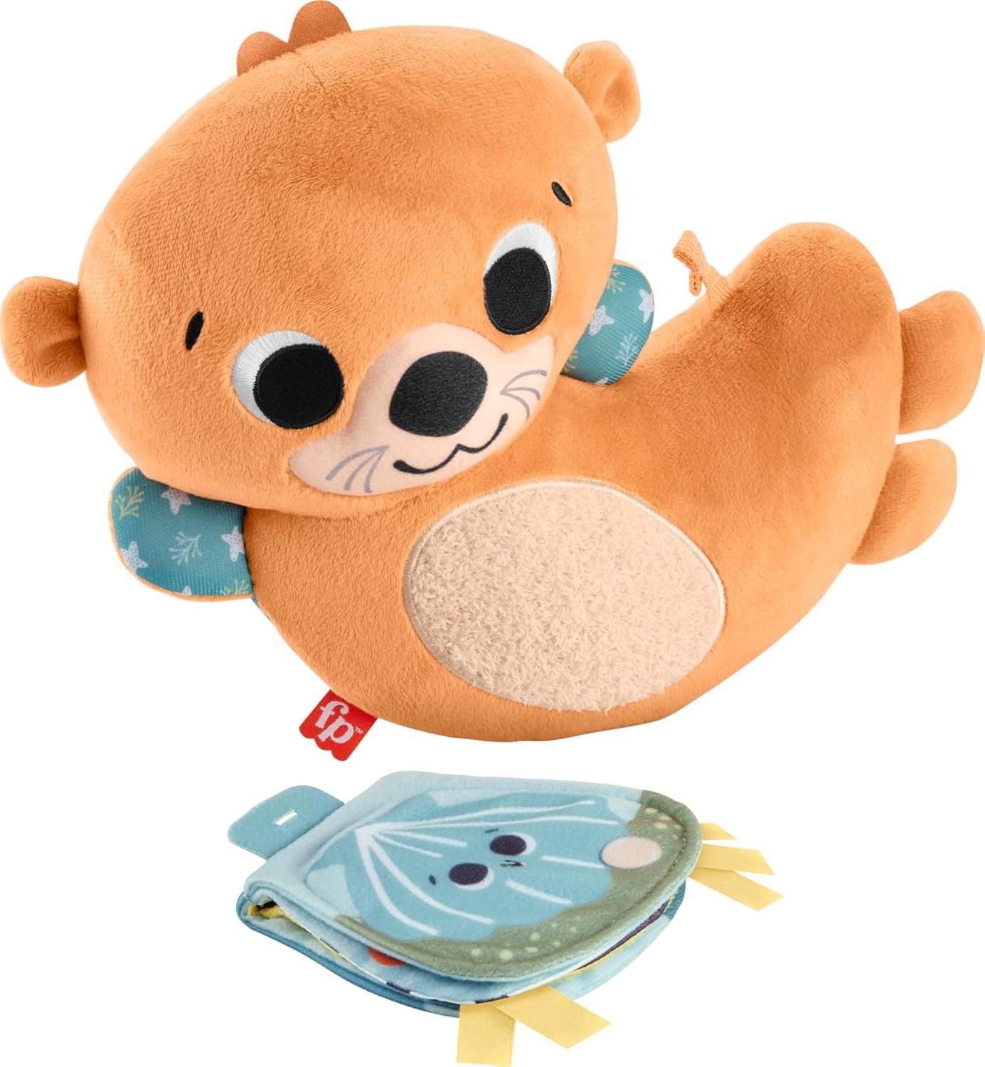 Игрушка Fisher-Price 2-в-1 Rockin Tummy Time Otter HXG96 - фото 9