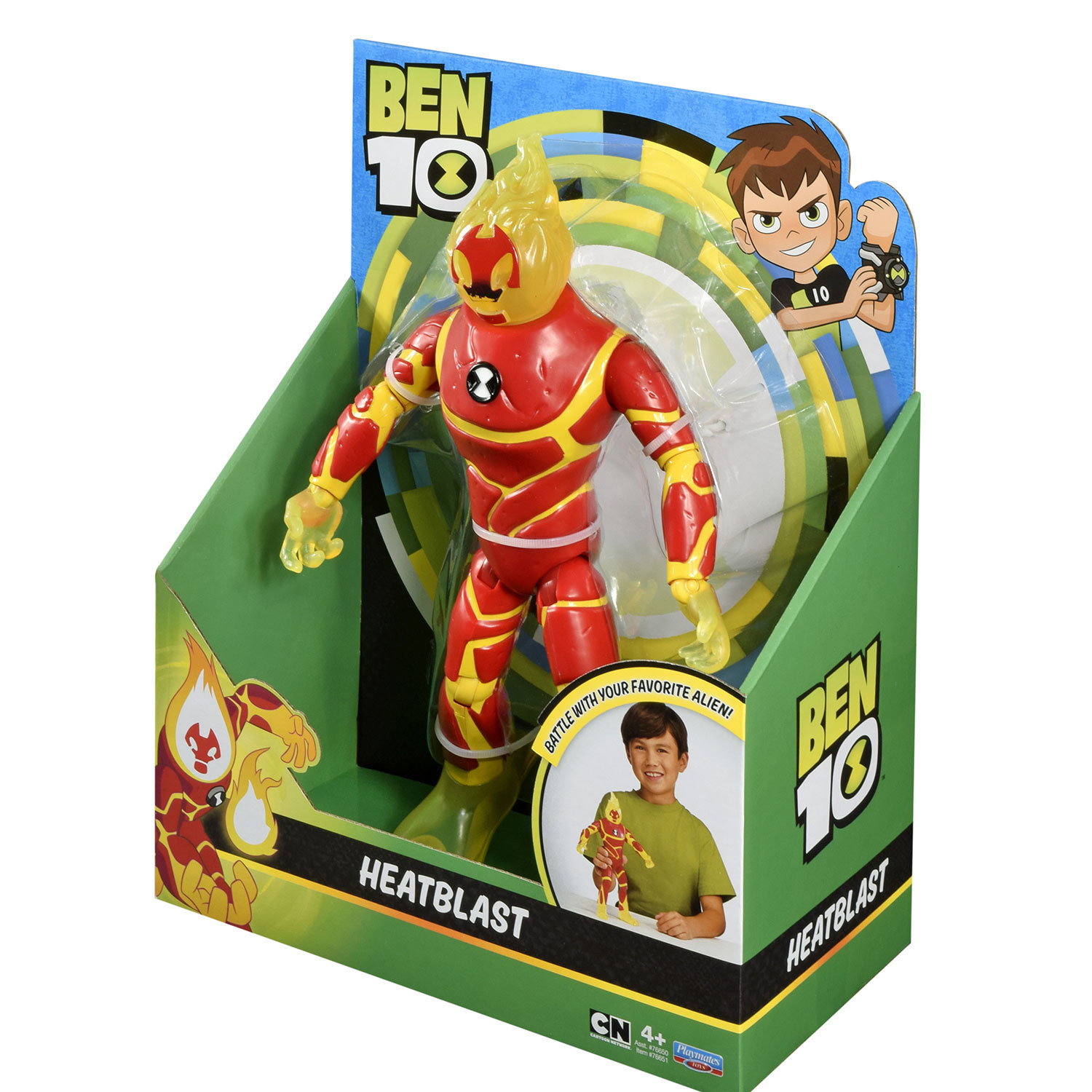 Фигурка Ben10 Человек-огонь 28 см - фото 3