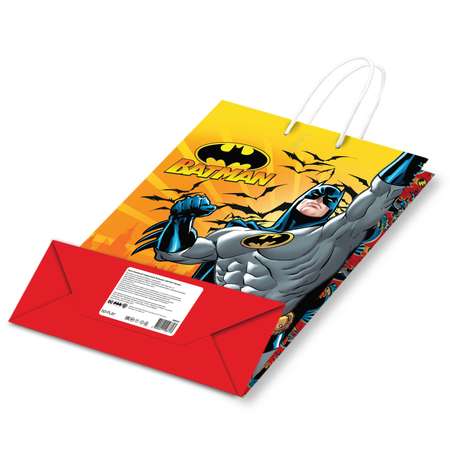 Пакет подарочный ND PLAY Batman №1 33*40*15см 286626