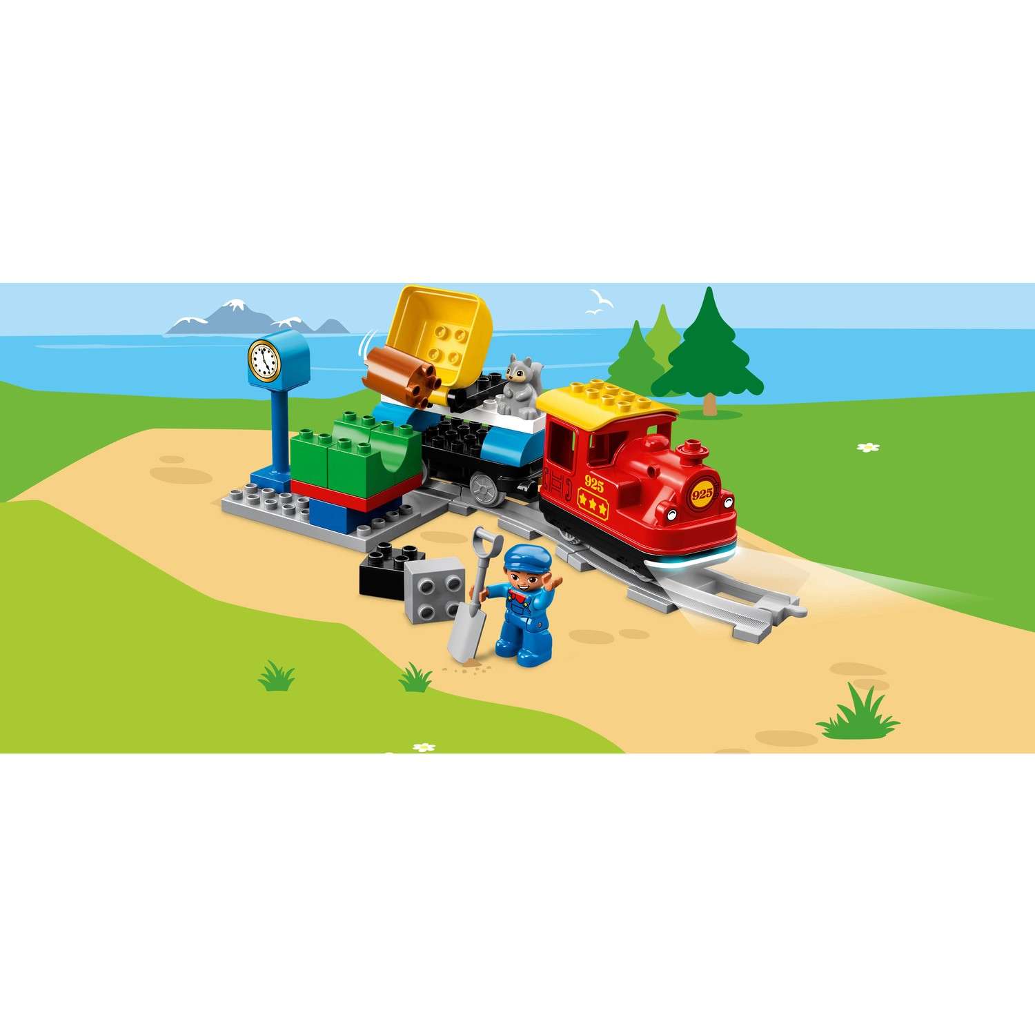 Конструктор LEGO DUPLO Town Поезд на паровой тяге (10874) - фото 6